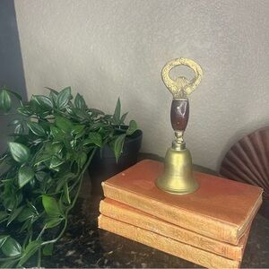 Vintage Brass Thailand Bell with bottle opener top
